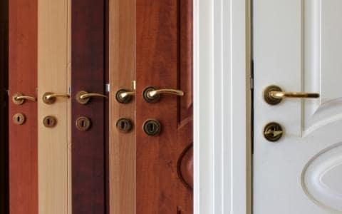 drzwi drewniane wejściowe